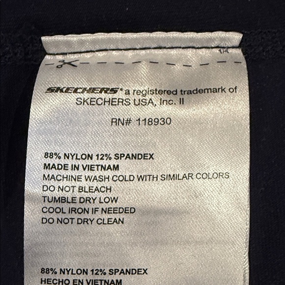 Skechers Go Walk Leggings Yoga Tight High Waist Dark Blue Women's Sz M - Picture 11 of 13